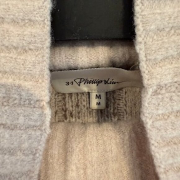 3.1 Phillip Lim Check Sweater, Size Medium - Picture 4 of 4